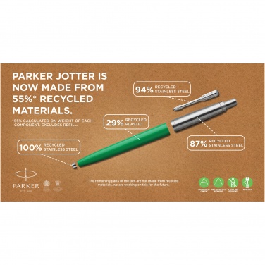 Logo trade reklaamtoote pilt: Parker Jotter Taaskasutatud pastapliiats