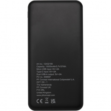 Logo trade reklaamkingid foto: Loop 10 000 mAh taaskasutatud plastist toitepank 