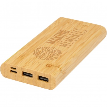 Logo trade reklaamkingituse pilt: Tulda 10 000 mAh bambusest akupank