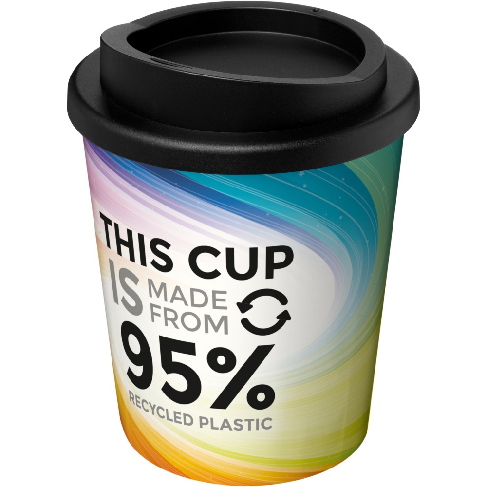 Logo trade ärikingituse pilt: Brite-Americano® Espresso 250 ml kohvitops taaskasutatud materjalist