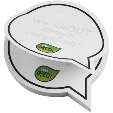 Logotrade reklaamtoote foto: Sticky-Mate® kõnemullikujulised taaskasutatud kleeppaberid