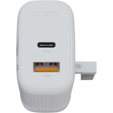 Logotrade ärikingid pilt: Xtorm XEC067G GaN² Ultra 67W seinalaadija - Ühendkuningriigi pistik