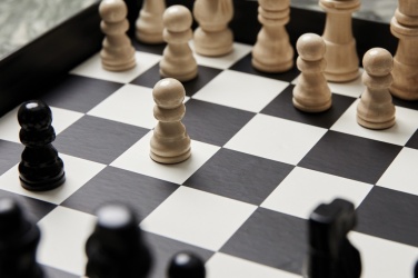 Logotrade ärikingituse foto: VINGA Chess kohvilauamäng