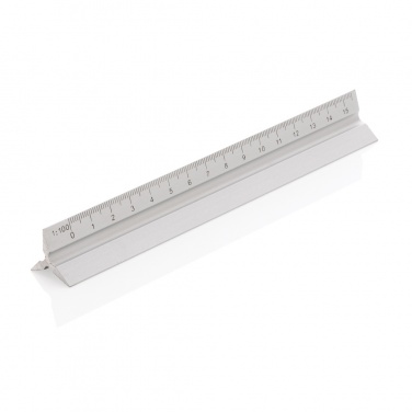 Logotrade reklaamtooted pilt: 15 cm. Alumiiniumist kolmnurkne joonlaud
