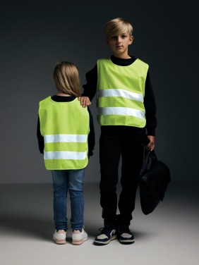 Logo trade ärikingituse pilt: GRS taaskasutatud PET hästi nähtav turvavest 7-12 aastat