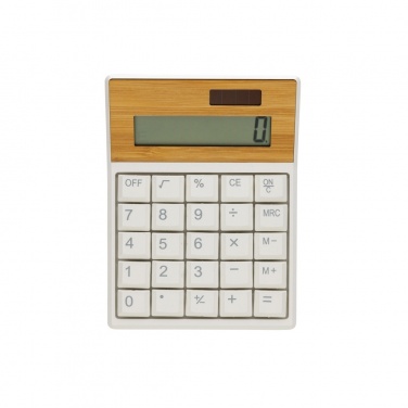 Logotrade firmakingituse foto: Utah RCS taaskasutatud plastist ja bambusest kalkulaator