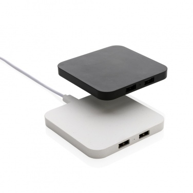 Logo trade reklaamkingitused foto: RCS taaskasutatud plastist 10 W juhtmeta laadija USB-portidega