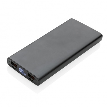 Logo trade ärikingi pilt: Alumiiniumist 18 W 10 000 mAh PD Powerbank