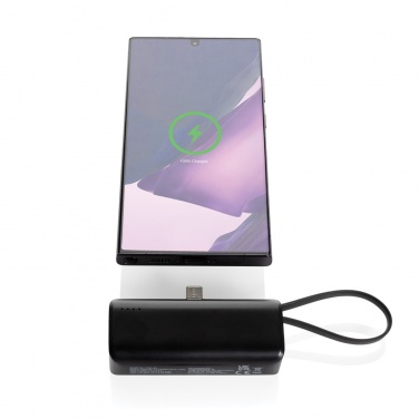 Logotrade ärikingi foto: Powerlink RCS rplastic 3000 mah powerbank USB C pistik