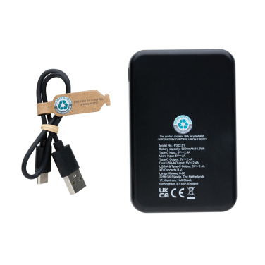 Logo trade reklaamkingid foto: RCS taaskasutatud plastist 5000 mAh akupank