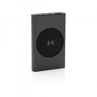 Logotrade firmakingitused pilt: Terra RCS taaskasutatud alumiiniumist 5000 mAh akupank 5W juhtmevaba