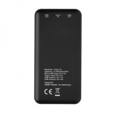 Logotrade ärikingitused pilt: Suure tihedusega 10 000 mAh taskupank