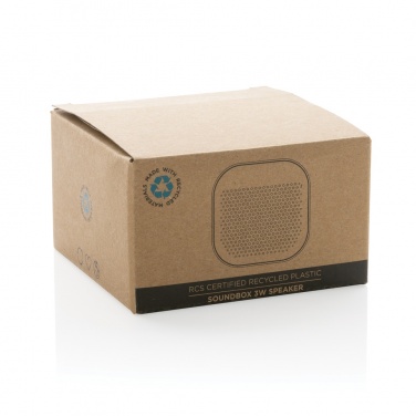 Logotrade firmakingitused pilt: RCS taaskasutatud plastist Soundbox 3W kõlar