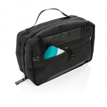 Logotrade firmakingi foto: Swiss Peak AWARE™ RPET Voyager tualetitarvete kott