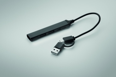 Logotrade firmakingid pilt: USB 4 pordiga jaotur 19 cm