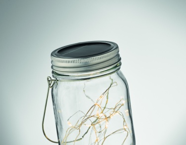 Logo trade meene pilt: Solar mason jar välivalgusti