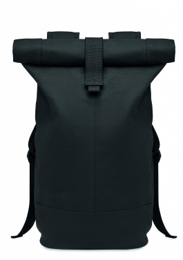 Logotrade reklaamtoote foto: Rolltop pestud lõuendist seljakott