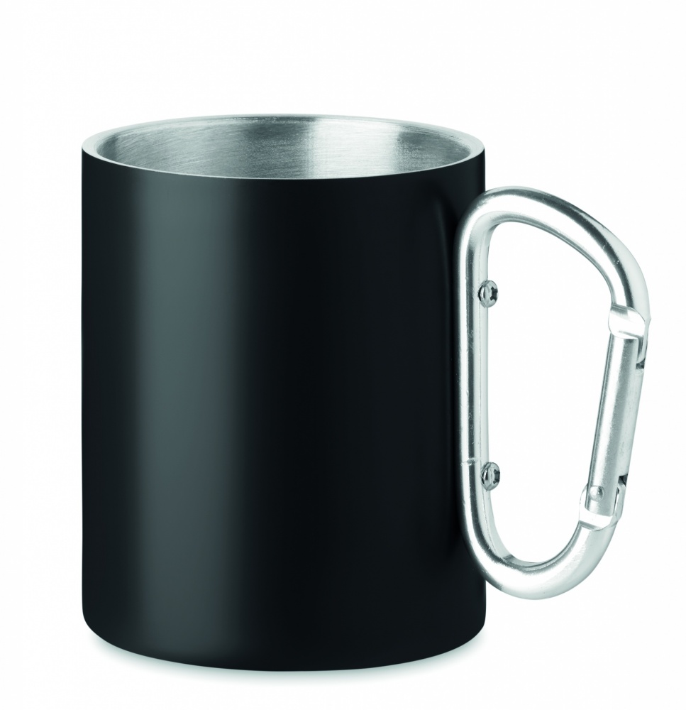 Logo trade reklaamtoote pilt: Kaheseinaline metallist kruus 300 ml