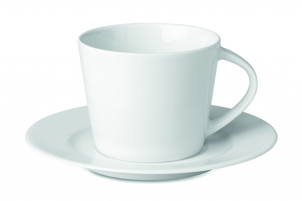 Logotrade firmakingitused pilt: Cappuccino tass ja alustass