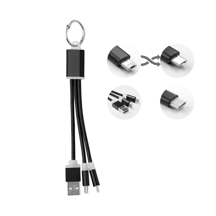 Logotrade firmakingi foto: USB-tüüpi C-kaabliga võtmehoidja Salaspils
