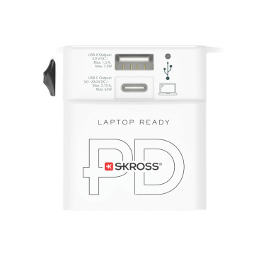 Logo trade firmakingi pilt: SKROSS World Travel Adapter MUV 65W PD USB C kaabliga