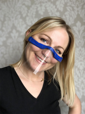 Logo trade reklaamkingi pilt: KALIPSO näokaitse - läbipaistev mask suu ja nina jaoks 1447162