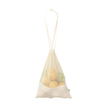 Logo trade meene pilt: Natura Organic GOTS võrgust puuviljakott (120 g/m²)
