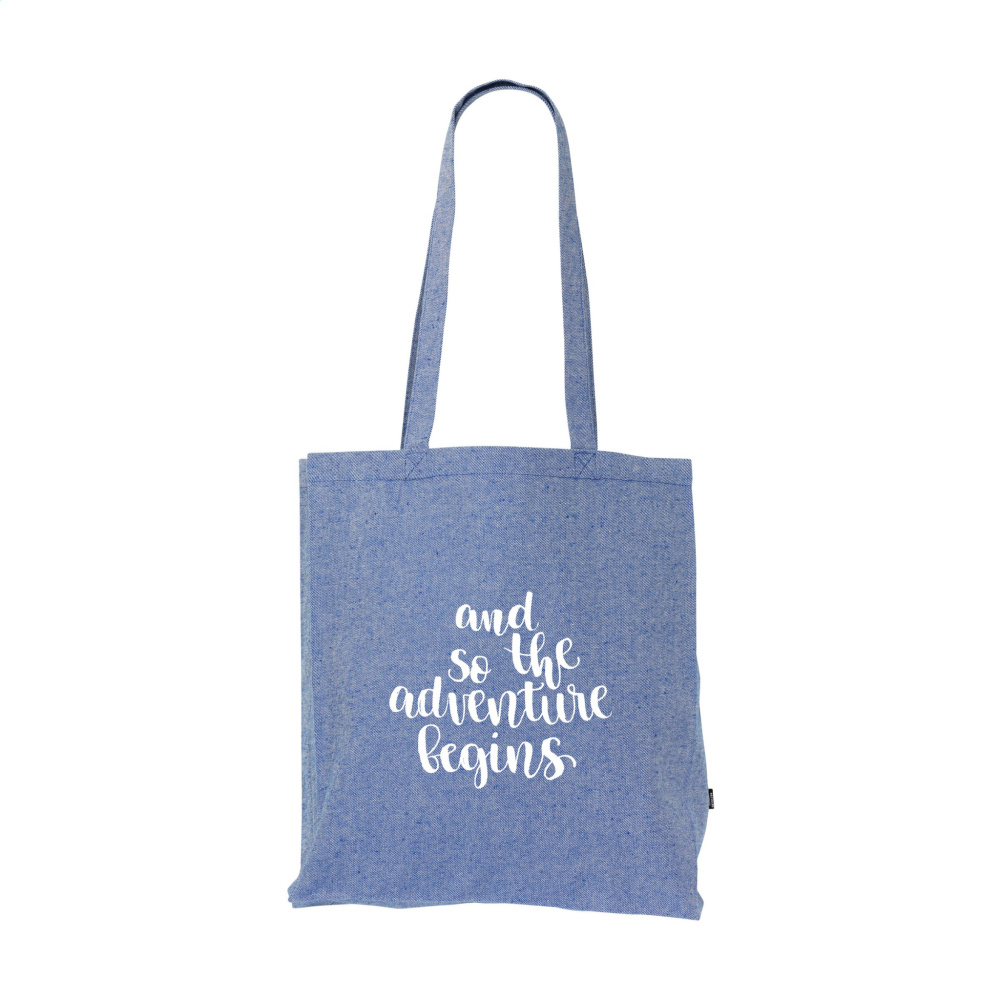 Logotrade ärikingi foto: Melange Shopper GRS taaskasutatud lõuendist kott (280 g/m²).