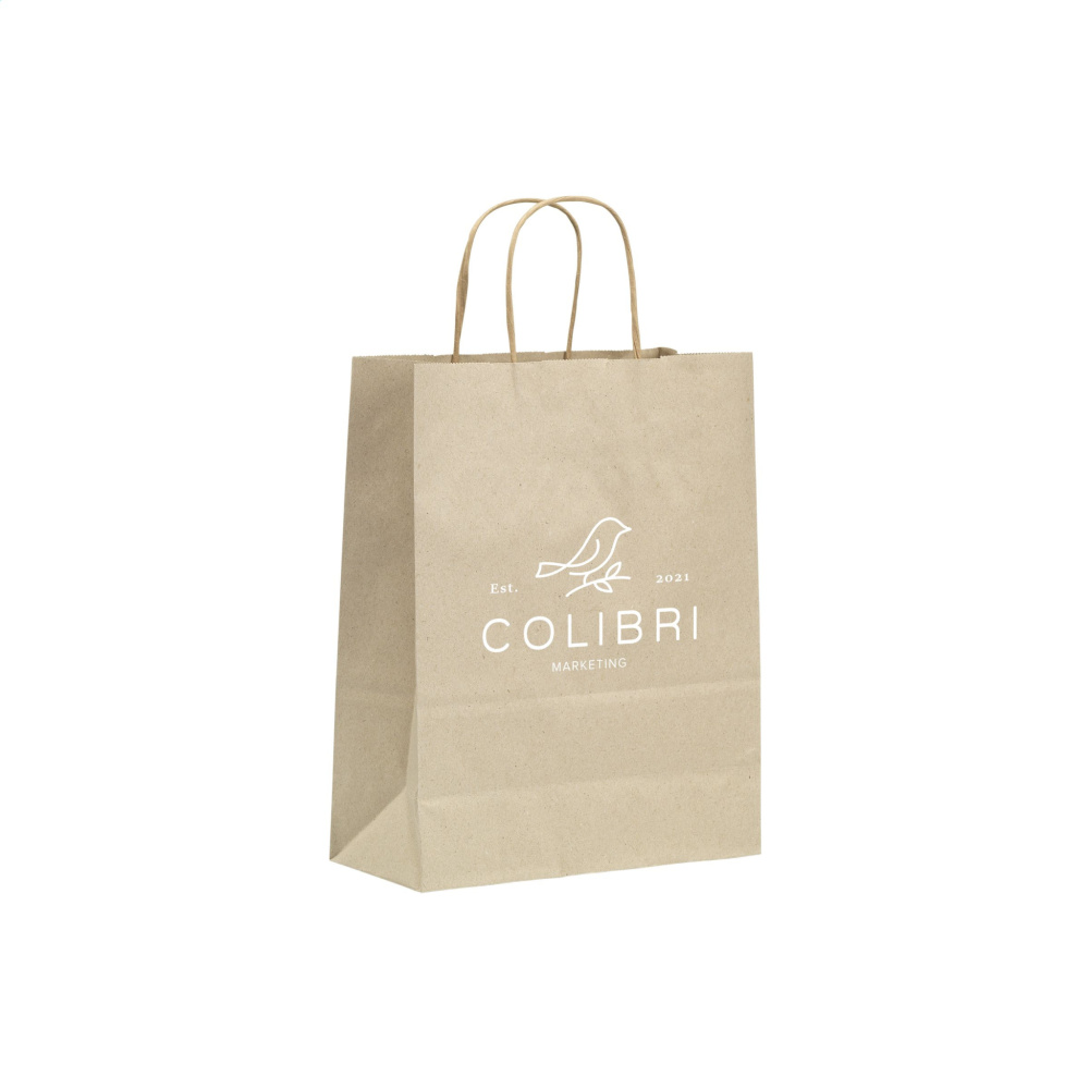 Logo trade firmakingituse pilt: Leaf It Bag taaskasutatud murupaber (90 g/m²) S