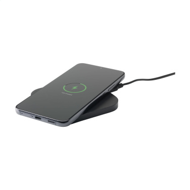 Logo trade reklaamkingituse pilt: Bambusest juhtmevaba laadija 15W