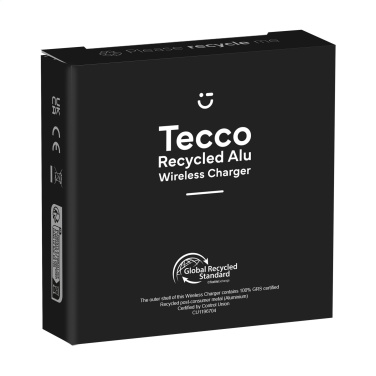Logotrade firmakingitused pilt: Tecco GRS taaskasutatud alumiiniumist 15 W juhtmeta laadija