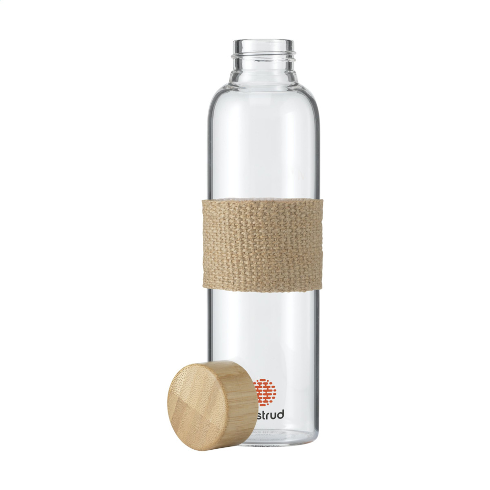 Logo trade ärikingituse pilt: Senga Glass Bamboo 500 ml joogipudel