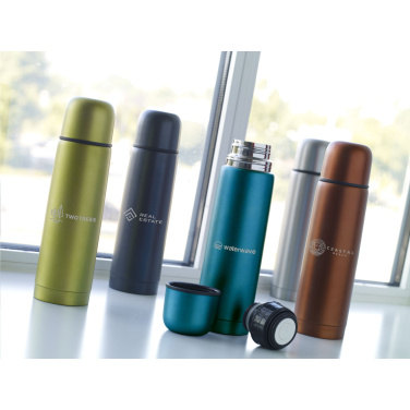 Logo trade reklaamtooted foto: Frosted Bottle RCS Recycled Steel 500 ml termopudel