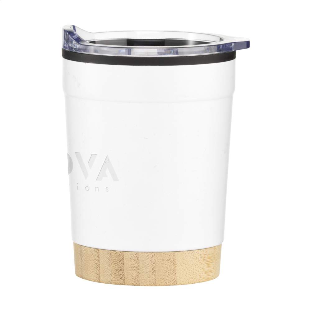 Logotrade meened pilt: Kobe Bamboo RCS Recycled Steel 350 ml kohvitass