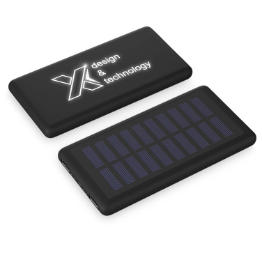 Logo trade meene pilt: SCX.design P30 8000 mAh valgustusega päikesepatareiga akupank