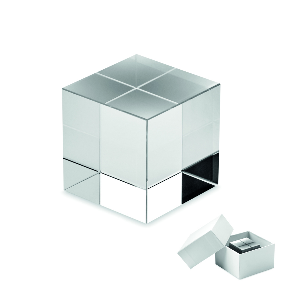 Logotrade meened pilt: Klaaskuubik trofee