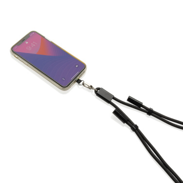 Logotrade reklaamkingid pilt: LoopAmp RCS RPET reguleeritav telefoni kaelapael 60W kaabliga