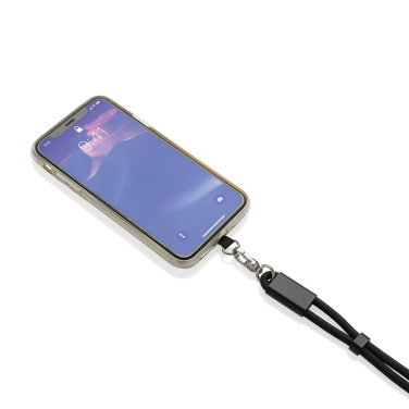 Logo trade reklaamkingi pilt: LoopAmp RCS RPET reguleeritav telefoni randmerihm 60W kaabel