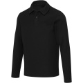 Apollo pikkade varrukatega unisex polosärk, Must