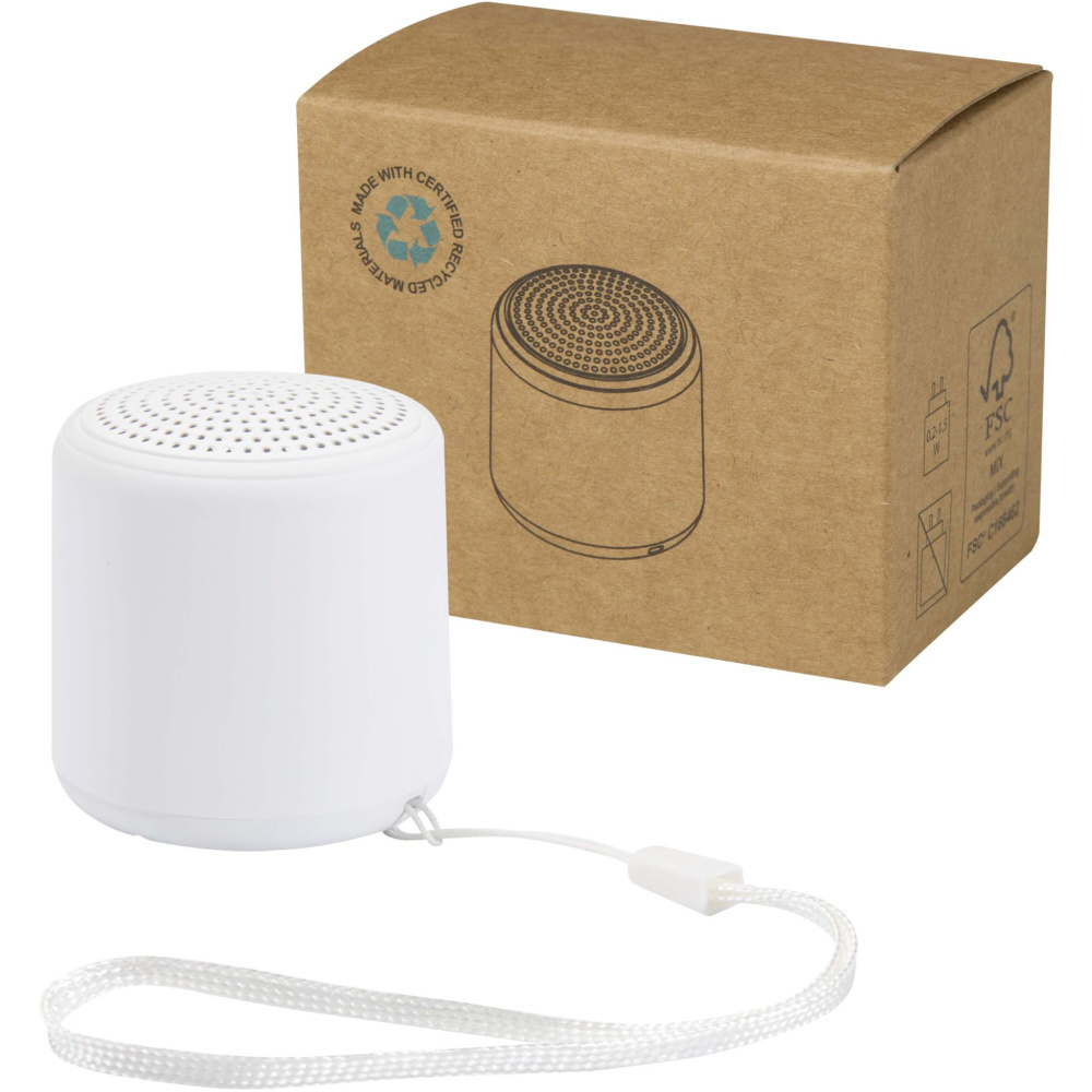 Logotrade reklaamtooted pilt: Velkis 3W taaskasutatud plastist juhtmevaba Bluetooth® kõlar