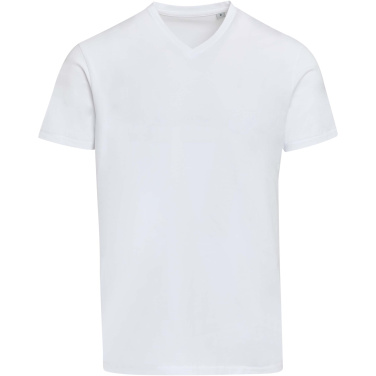 Logo trade firmakingituse pilt: Balfour 200 g/m² lühikeste varrukatega V-kaelusega unisex OCS orgaaniline T-särk
