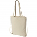 Eliza 240 g/m² -puuvillareppu kiristysnyörillä 6L, Luonnollinen