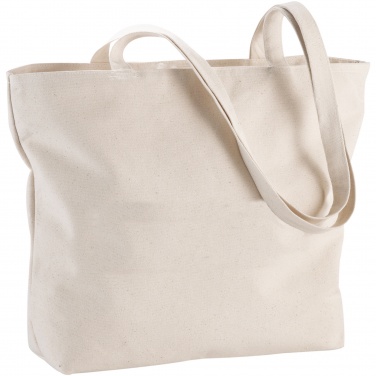 Logo trade mainostuote kuva: Ningbo vetuketjullinen kauppakassi, 320 g/m² 15L