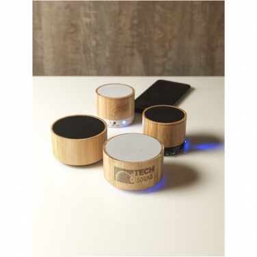 Logo trade mainoslahja ja liikelahja tuotekuva: Cosmos Bluetooth® -kaiutin, bambua