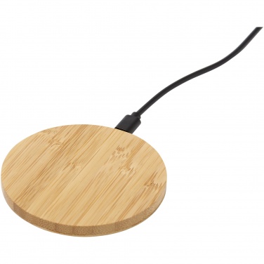 Logotrade liikelahjat kuva: Essence-latausalusta 5W, langaton, bambua
