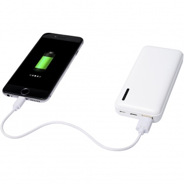 Logotrade mainoslahja tuotekuva: Suuritiheyksinen Compress 10 000 mAh varavirtalähde