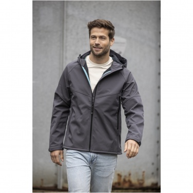 Logotrade mainoslahjat kuva: Coltan-softshell-takki miehille, GRS-kierrätetty