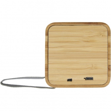 Logotrade mainostuote tuotekuva: Arcana Bluetooth® -kaiutin, bambua