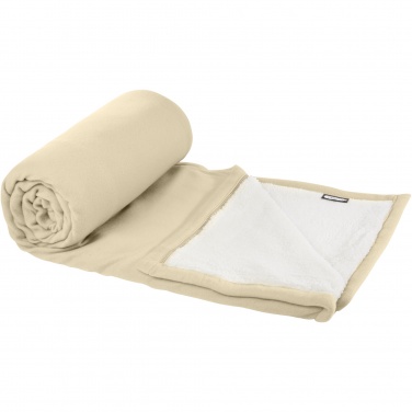 Logotrade liikelahja mainoslahja kuva: Marigold GRS-sertifioitu RPET paksu fleece- ja sherpapeitto