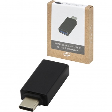 Logo trade liikelahjat tuotekuva: ADAPT alumiininen USB-C-USB-A 3.0 -sovitin